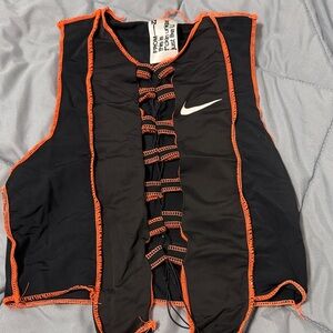 Nike Black Vest with Orange Trim